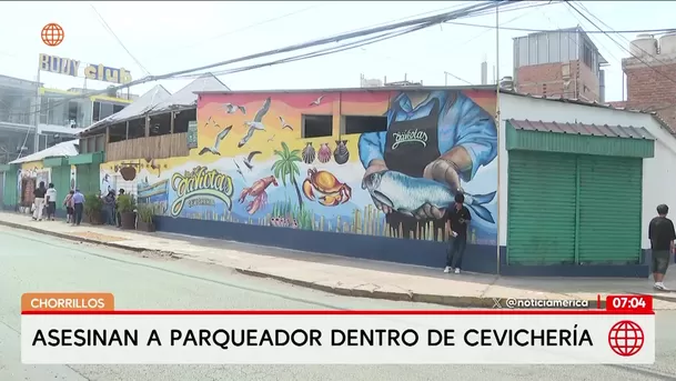 Asesinan a parqueador en cevichería en Chorrillos. Foto: América Noticias
