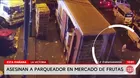 Asesinan a un parqueador en La Victoria