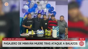 Asesinan a pasajero de miniván en San Juan de Lurigancho. Foto y video: América Noticias