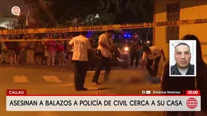 Asesinan a policía del Escuadrón Verde en el Callao. Foto y video: América Noticias
