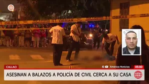 Asesinan a policía del Escuadrón Verde en el Callao. Foto y video: América Noticias