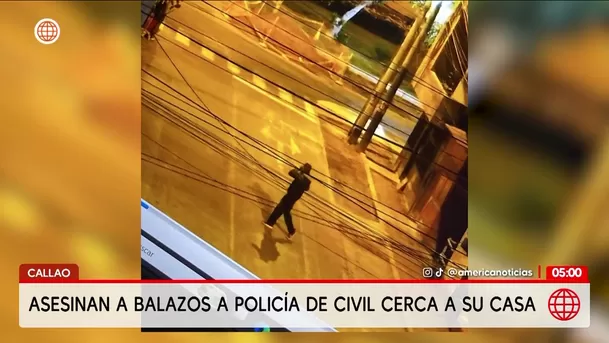 Asesinan a policía del Escuadrón Verde en el Callao. Foto: América Noticias