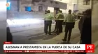 Asesinan a prestamista frente a su casa en el Rímac