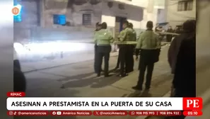 Asesinan a prestamista frente a su casa en el Rímac tras un sepelio. Foto y video: América Noticias