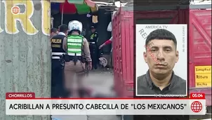 Asesinan a presunto líder de Los Mexicanos en Chorrillos. Foto y video: América Noticias