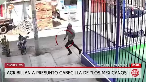 Asesinan a presunto líder de Los Mexicanos en Chorrillos. Foto: América Noticias