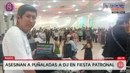 Asesinan a puñaladas a un DJ durante fiesta en Pasco