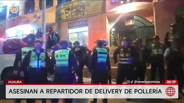 Asesinan a repartidor de delivery en Huaura. Foto: América Noticias Asesinan a repartidor de delivery en Huaura. Foto: América Noticias