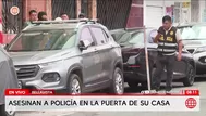 Asesinan a suboficial en la puerta de su casa en Bellavista