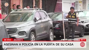 Asesinan a policía en la puerta de su casa en Bellavista. Foto y video: América Noticia