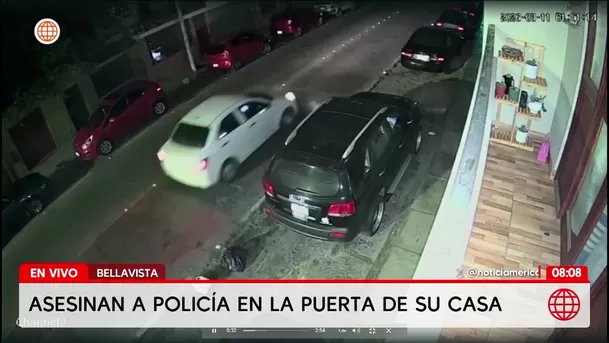 Asesinan a policía en la puerta de su casa en Bellavista. Foto: América Noticia