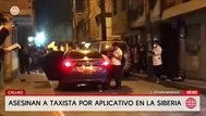 Asesinan a un taxista por aplicativo de balazos en el Callao