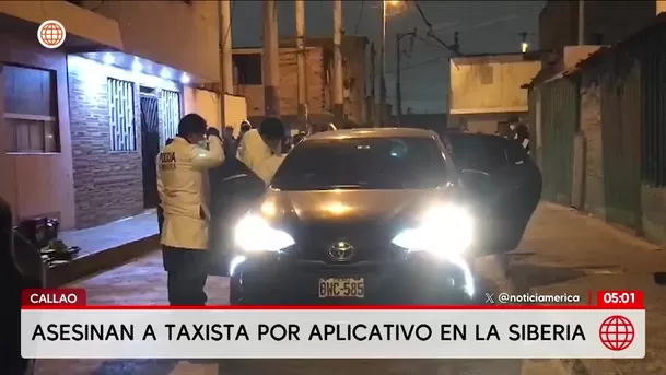 Asesinan a un taxista por aplicativo de balazos en el Callao. Foto: América Noticias Asesinan a un taxista por aplicativo de balazos en el Callao. Foto: América Noticias