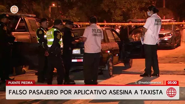 Asesinan a taxista Faiz Cruz Alfaro en Puente Piedra. Foto: América Noticias Asesinan a taxista Faiz Cruz Alfaro en Puente Piedra. Foto: América Noticias