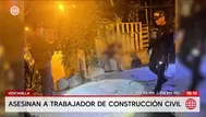 Asesinan a trabajador de construcción civil en Ventanilla