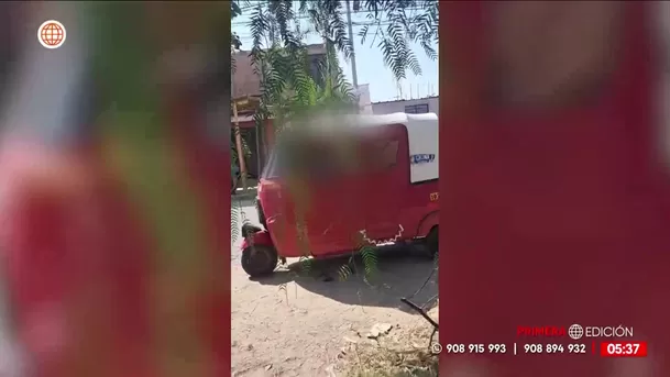 Asesinan a trabajador del INPE de ocho disparos en Ica. Foto: América Noticias