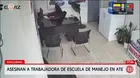 Asesinan a trabajadora de escuela de manejo en Ate