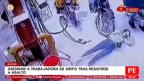 Asesinan a trabajadora de grifo tras resistirse a asalto en Iquitos. Foto y video: América Noticias