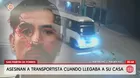 Asesinan a transportista extorsionado en San Martín de Porres