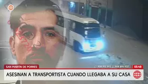 Asesinan a transportista víctima de extorsión en San Martín de Porres. Foto y video: América Noticias