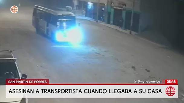 Asesinan a transportista víctima de extorsión en San Martín de Porres. Foto: América Noticias