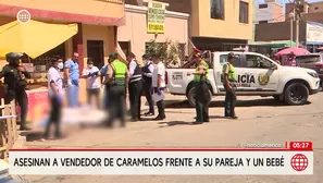 Asesinan a vendedor de caramelos frente a su pareja en La Perla. Foto y video: América Noticias