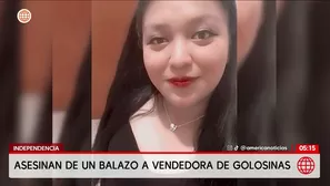 Asesinan a vendedora de golosinas en Independencia. Foto y video: América Noticias