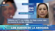 Asesinato en Pacasmayo: audios de la abogada atacada