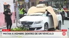 Asesinato en el Rímac: Acribillan a conductor en plena avenida