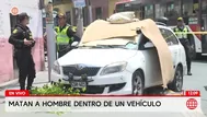 Asesinato en el Rímac: Acribillan a conductor en plena avenida