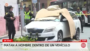 Asesinato en el Rímac: Acribillan a conductor en la avenida Francisco Pizarro. Foto y video: América Noticias