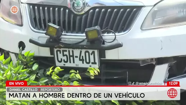 Asesinato en el Rímac: Acribillan a conductor en la avenida Francisco Pizarro. Foto: América Noticias