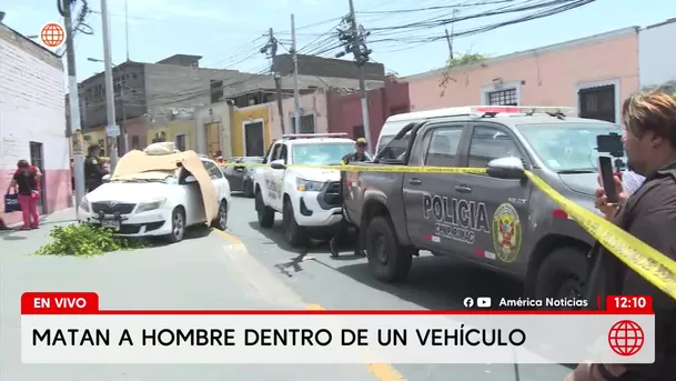 Asesinato en el Rímac: Acribillan a conductor en la avenida Francisco Pizarro. Foto: América Noticias