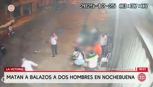 Asesinato en La Victoria: Sicarios matan a dos hombres durante Navidad. Foto y video: América Noticias