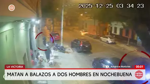 Asesinato en La Victoria: Sicarios matan a dos hombres durante Navidad. Foto: América Noticias