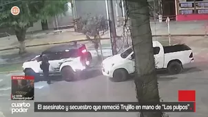 Sicarios vestidos como policías asesinaron a cuatro personas para secuestrar al minero Jenss Lara en Trujillo. "Los Pulpos" ejecutó el ataque tras confundir al empresario con su hermano. Video: Cuarto Poder