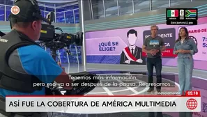Así fue la cobertura de América Multimedia en la segunda vuelta electoral. Foto y video: América Noticias