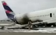 Así quedó la aeronave tras aterrizaje de emergencia en el Aeropuerto Jorge Chávez - Noticias de estado-emergencia