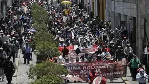 En Lima, cerca de 5 mil personas se concentraron principalmente en las plazas Dos de Mayo y San Martín. / Video: Cuarto Poder