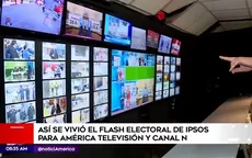Así se vivió el flash electoral de Ipsos para América Televisión y Canal N - Noticias de juan-carlos-quispe-ledesma