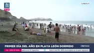 Así se vivió el primer día del 2025 en las playas del sur