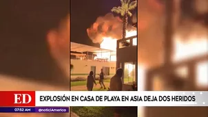 Incendio en Asia.