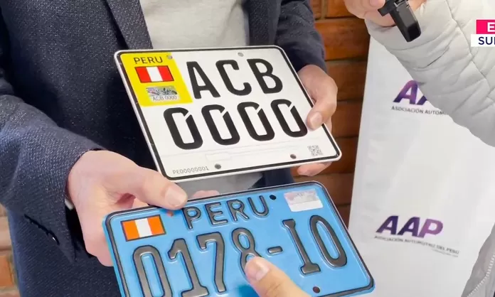 Asociación Automotriz del Perú pide aumentar el tamaño de placas de motos