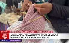 Asociación de madres tejedoras vende sus productos a Europa y Estados Unidos - Noticias de produce