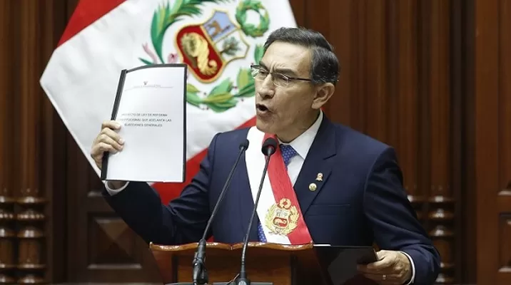 Martín Vizcarra, presidente del Perú. Foto: Andina Martín Vizcarra, presidente del Perú. Foto: Andina
