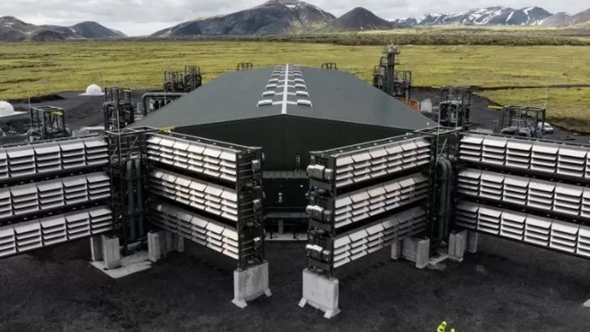 La aspiradora “más grande del mundo” para absorber emisiones de carbono