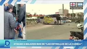 Atentado contra la agrupación de cumbia dejó dos heridos Video: América TV