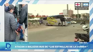 Atentado contra la agrupación de cumbia dejó dos heridos Video: América TV