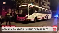 Atacan a balazos bus con pasajeros en San Martín de Porres