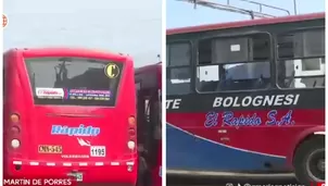 Atacan a balazos cochera de buses El Rápido en San Martín de Porres/ América Noticias